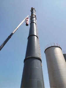 45米钢烟囱新建