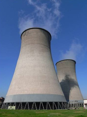 新建水泥凉水塔