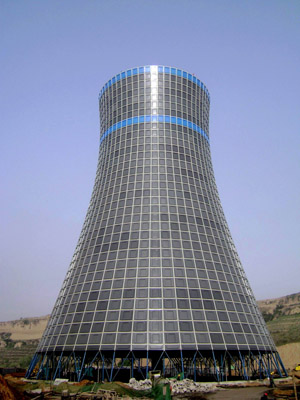 新建水泥冷却塔