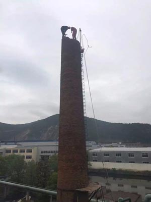 烟囱定向拆除