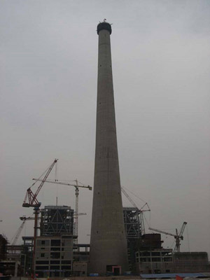 滑模新建烟囱