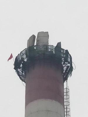 人工拆除烟囱单位