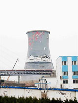 刷航标70米冷却塔水塔