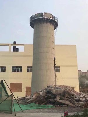 拆迁滑模烟囱专业施工公司