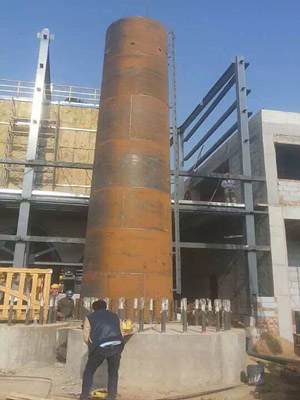 设计新建塔架式钢烟囱专业公司