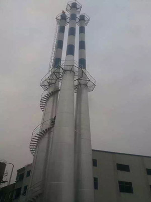 套筒式不锈钢烟囱新建